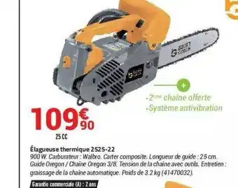 Bricorama élagueuse Thermique 2525-22 offre