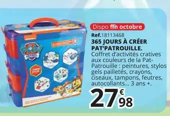 Maxi Toys 365 Jours à Créer Pat'patrouille offre