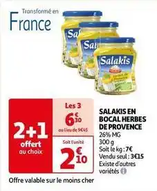 Auchan Salakis - en bocal herbes de provence offre