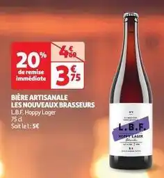 Auchan Supermarché L.b.f. - bière artisanale les nouveaux brasseurs offre