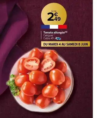 Carrefour Market Tomate allongée() offre