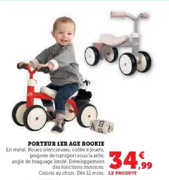 Hyper U PORTEUR 1ER AGE ROOKIE offre