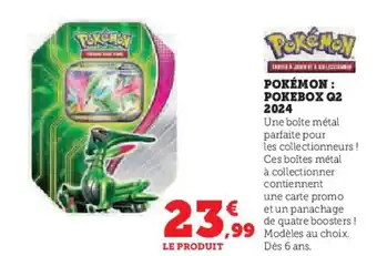Hyper U POKÉMON: POKEBOX Q2 2024 offre