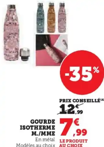 Hyper U GOURDE ISOTHERME M./MME offre