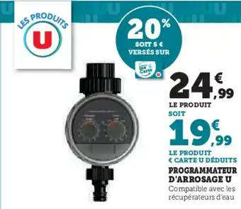 PROGRAMMATEUR D'ARROSAGE U