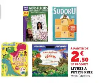 Hyper U LIVRES A PETITS PRIX offre