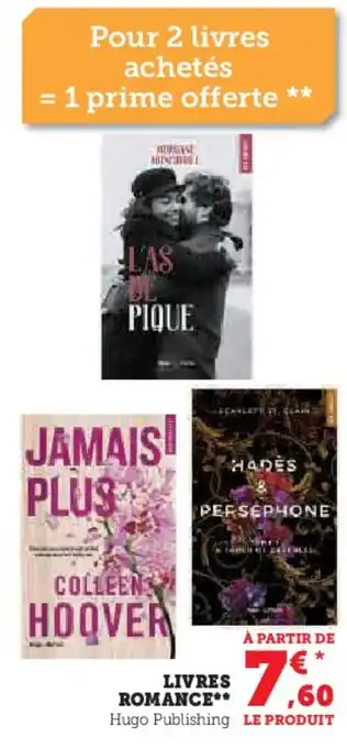 LIVRES ROMANCE