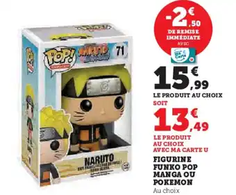 Hyper U FIGURINE FUNKO POP MANGA OU POKEMON offre