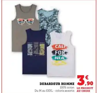 Hyper U DEBARDEUR HOMME offre