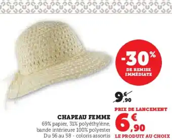 CHAPEAU FEMME