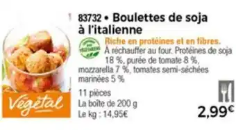 Thiriet Boulettes de soja à l'italienne offre