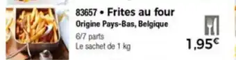 Thiriet Frites au four offre