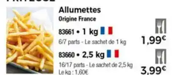 Thiriet Allumettes offre