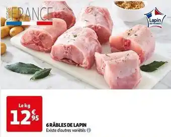 Auchan 6 râbles de lapin offre