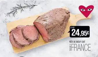 Match RÔTI DE BŒUF CUIT offre