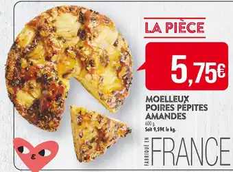 Match MOELLEUX POIRES PÉPITES AMANDES offre