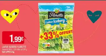 Match FLORETTE LAITUE ICEBERG offre
