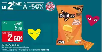 Match DORITOS TORTILLAS offre