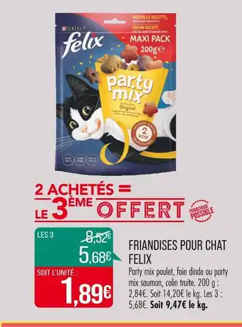 Match FELIX FRIANDISES POUR CHAT offre