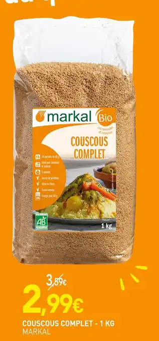 naturéO MARKAL COUSCOUS COMPLET offre