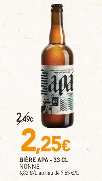 naturéO NONNE BIÈRE APA offre