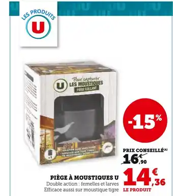 U PIÈGE À MOUSTIQUES