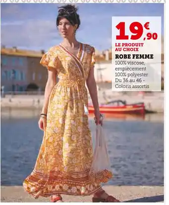 Super U ROBE FEMME offre