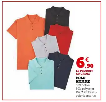 Super U POLO HOMME offre