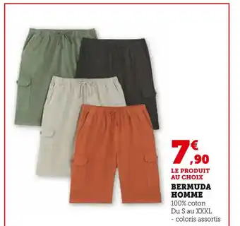 Super U BERMUDA HOMME offre