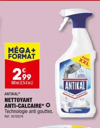 ALDI ANTIKAL NETTOYANT ANTI-CALCAIRE offre