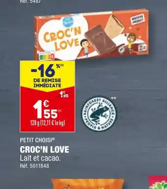 ALDI PETIT CHOISI CROC’N LOVE offre