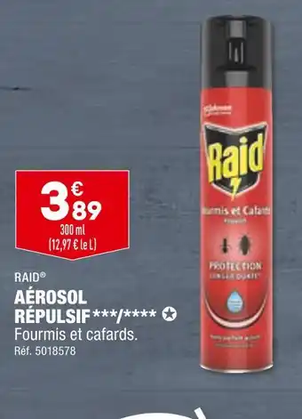 ALDI RAID AÉROSOL RÉPULSIF offre