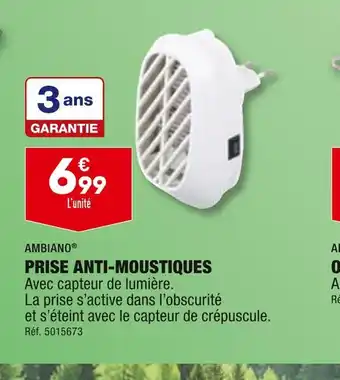 ALDI AMBIANO PRISE ANTI-MOUSTIQUES offre