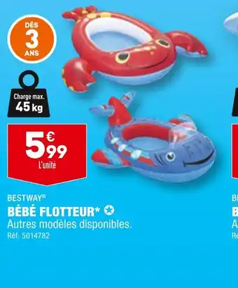 ALDI BESTWAY BÉBÉ FLOTTEUR offre