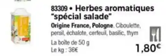 Thiriet Herbes aromatiques "spécial salade" offre