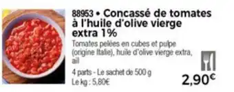 Thiriet Concassé de tomates à l'huile d'olive vierge extra offre