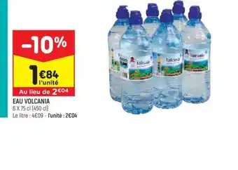 Leader Price EAU VOLCANIA offre