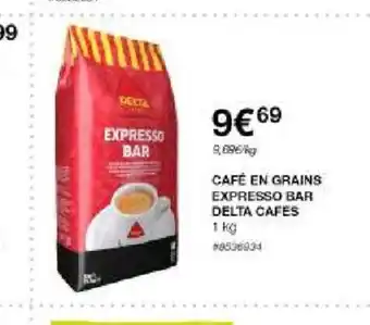 Costco CAFÉ EN GRAINS EXPRESSO BAR DELTA CAFES offre