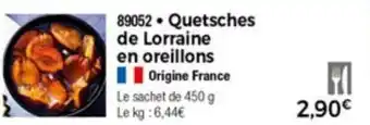 Thiriet Quetsches de Lorraine en oreillons offre