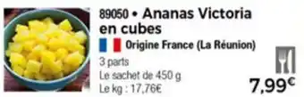 Thiriet Ananas Victoria en cubes offre