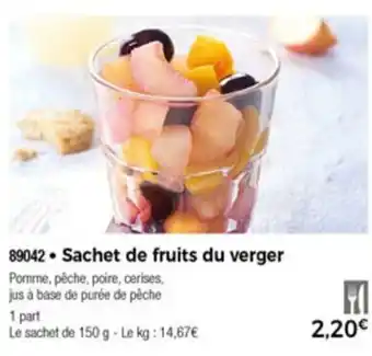Thiriet Sachet de fruits du verger offre