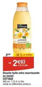 Cora x Carrefour Cottage - gel douche offre