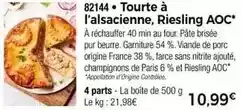 Auchan Supermarché Tarte aux fraises offre