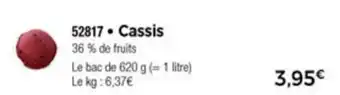 Thiriet Cassis offre