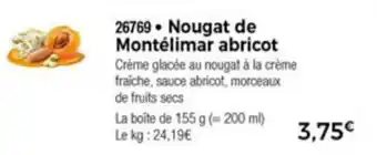 Thiriet Nougat de Montélimar abricot offre