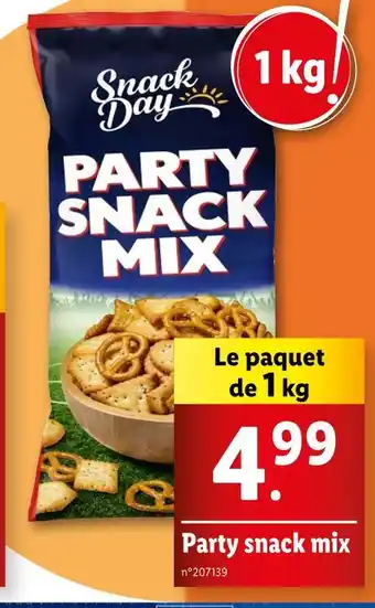 Lidl Snack Day Party Snack Mix offre