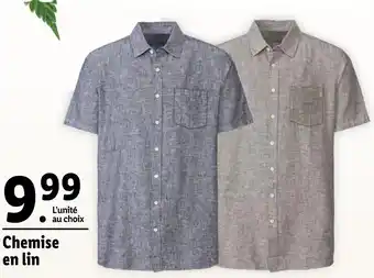 Lidl LIVERGY Chemise en lin offre