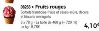 Thiriet Fruits rouges offre