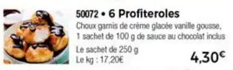 6 Profiteroles