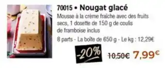 Thiriet Nougat glacé offre